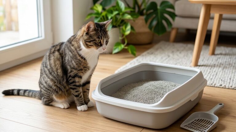 arena aglomerante para gatos