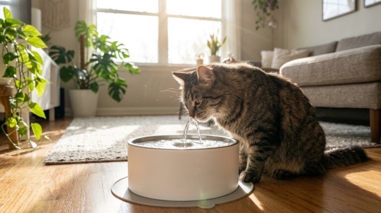 fuentes de agua para gatos