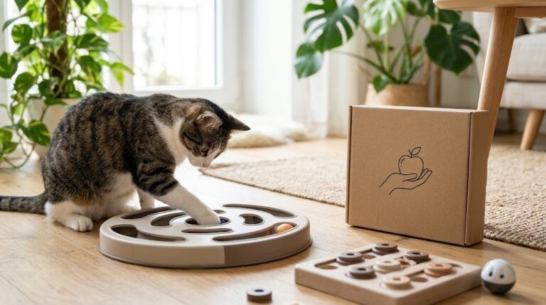 juguetes interactivos para gatos